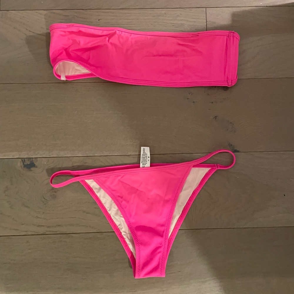 Solid and Striped Swimsuit